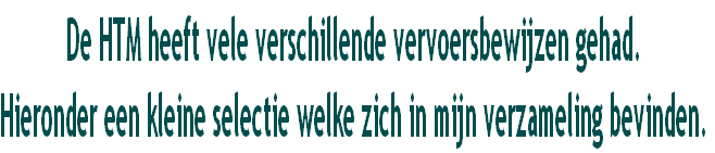 De HTM heeft vele verschillende vervoersbewijzen gehad.
Hieronder een kleine selectie welke zich in mijn verzameling bevinden.